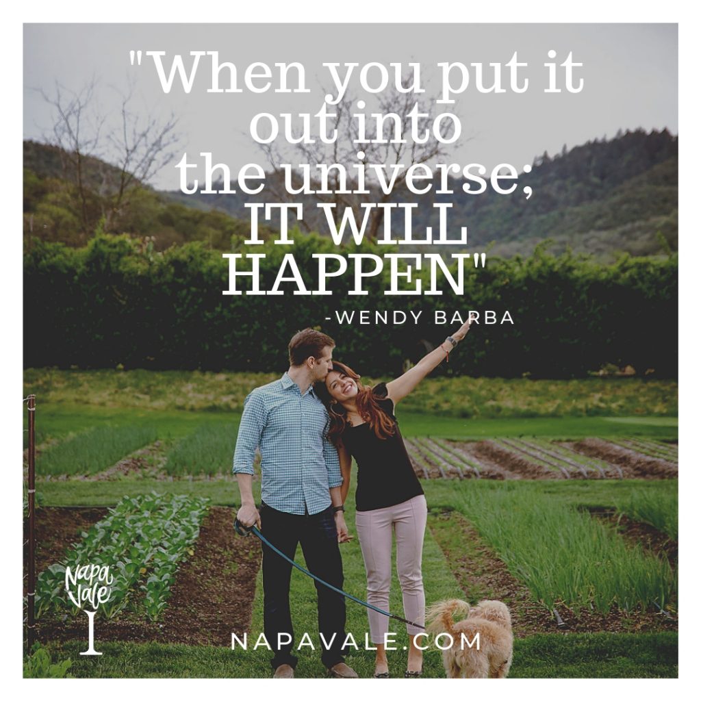 Universe Quote Napa Vale